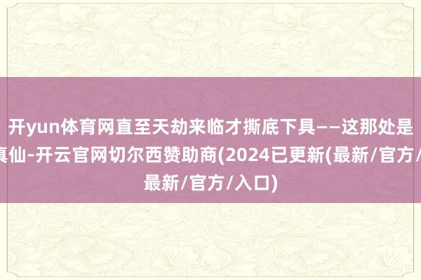 开yun体育网直至天劫来临才撕底下具——这那处是上古真仙-开云官网切尔西赞助商(2024已更新(最新/官方/入口)
